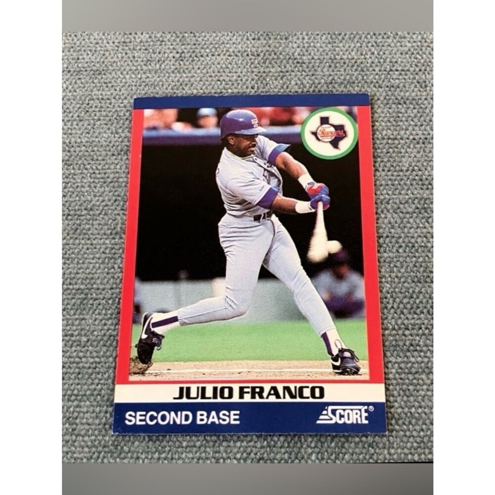 1991 Score Texas Rangers Baseball Card Trading Card